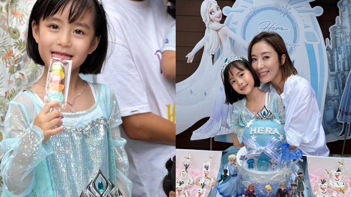 楊茜堯羅子溢兒女「高顏值曝光」!網友驚呼:美到像AI