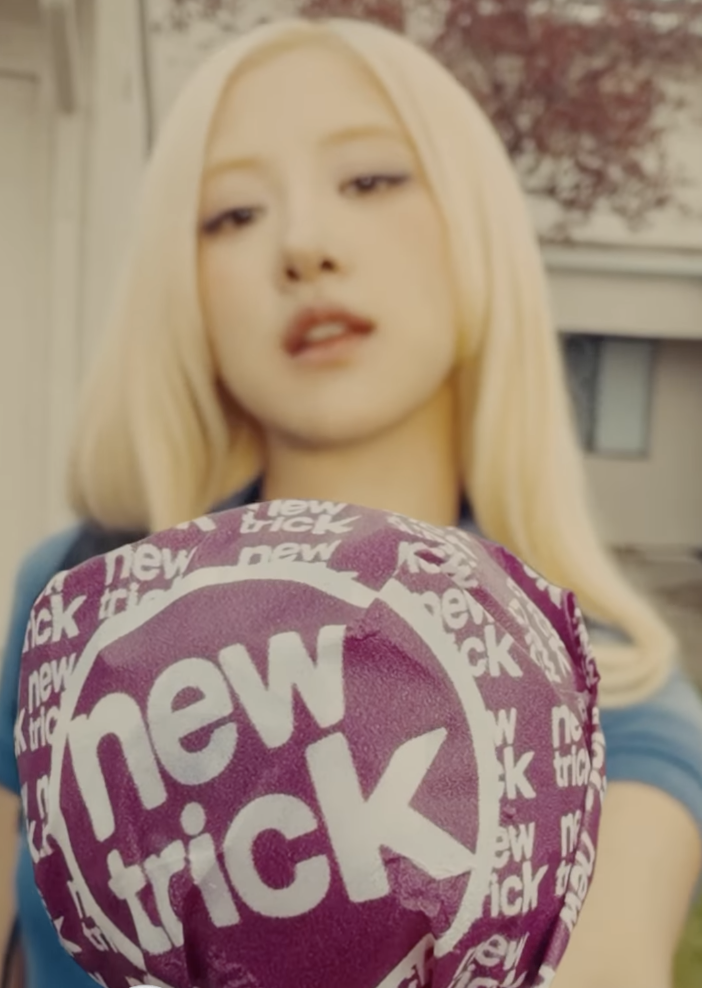 APPPLE搶先釋出Rosé新歌〈New Trick〉的預告。（圖／翻攝自IG）