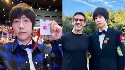 阿信現身蘋果發表會!坐搖滾區第5排 「同框新任執行長」網嚇爛