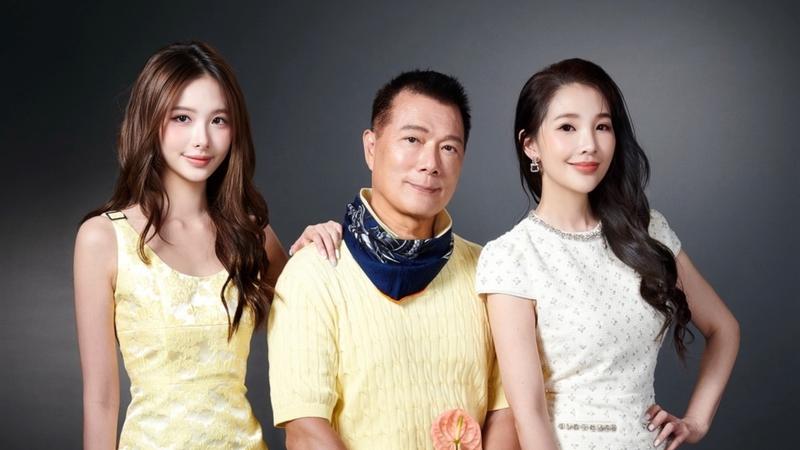 林書煒(右)、蔡詩萍(中)、女兒蔡中泠(左)。(圖/ POP Radio提供)