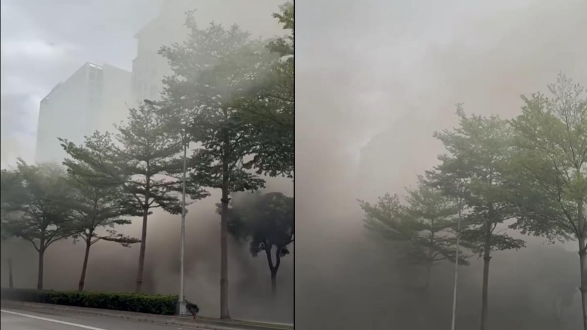 快訊/北市松江路煙霧迷漫!行天宮旁餐廳火警 濃煙猛竄