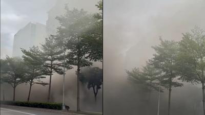 快訊/北市松江路煙霧迷漫!行天宮旁餐廳火警 濃煙猛竄
