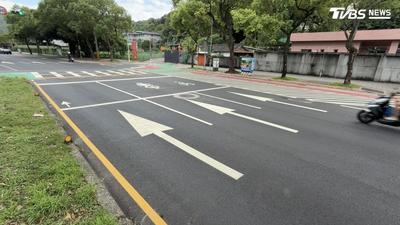 「保護型單車道」標線亂 民眾看了霧煞煞 里長:3天2起車禍