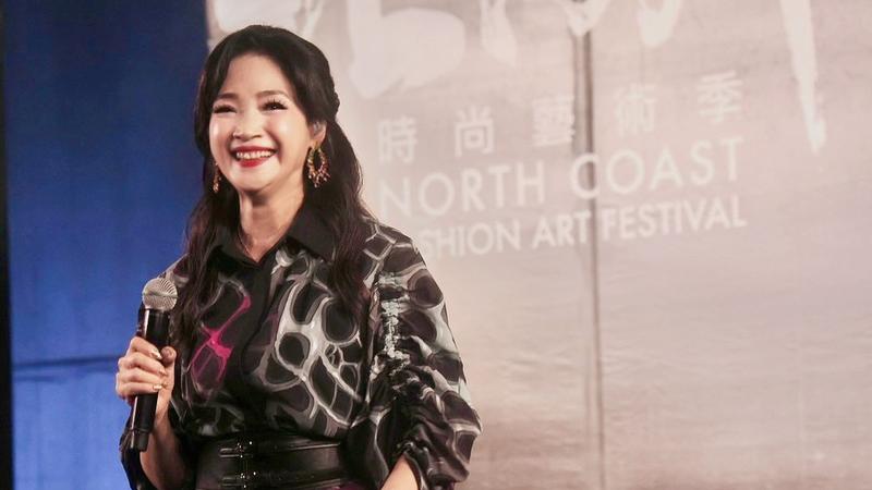 方季惟首度走秀。(圖/尚時代文創娛樂提供)