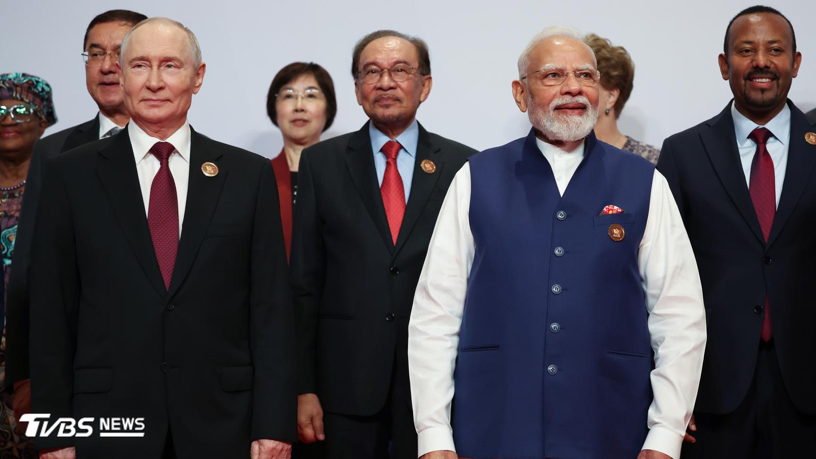 普欽出席印度金磚峰會(圖/達志影像美聯社)