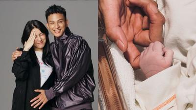 「茄子蛋」主唱黃奇斌當爸!正妹老婆生了 女兒萌照曝光