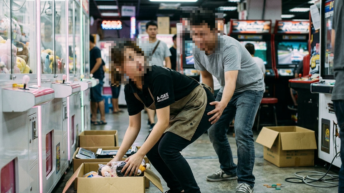 性騷遊藝場女店員!噁男硬拗「拍臀提醒」 判拘役再賠6萬