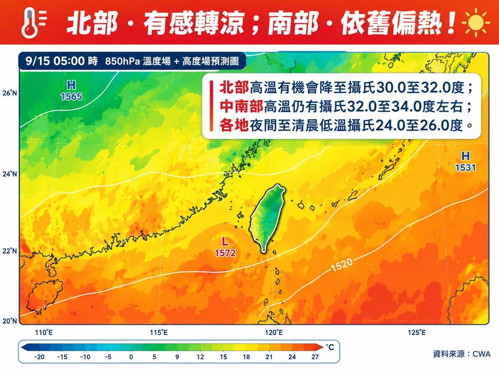 天氣-今天天氣-明天天氣-天氣預報-氣象署-東北季風-一週天氣-下雨-林得恩