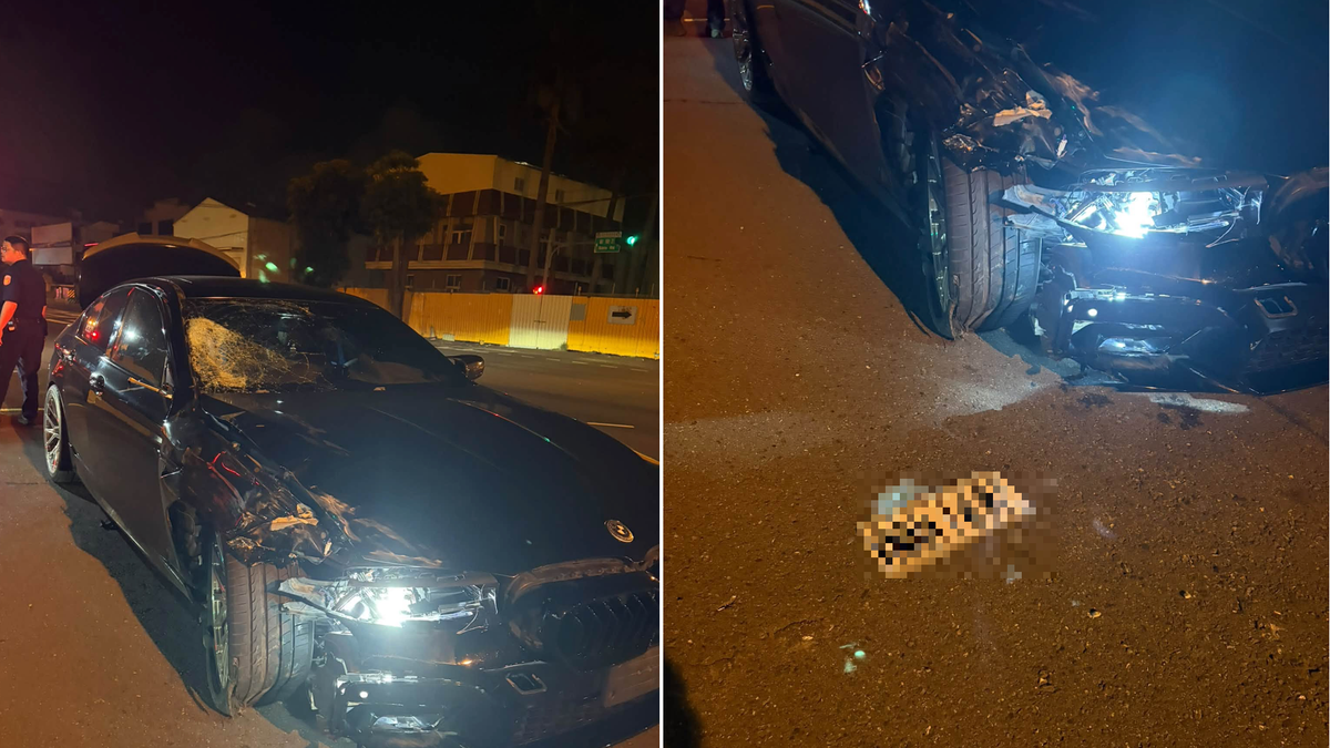台南死亡車禍!BMW高速撞噴老翁 害口鼻流血、腳踝斷裂亡