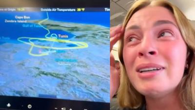 宛如自由落體!土航客機遇暴風雨3度降落失敗 乘客嚇:要死了