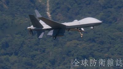 影音/畫面曝光!MQ-9B無人機抵台首升空 國軍盼助戰場偵蒐