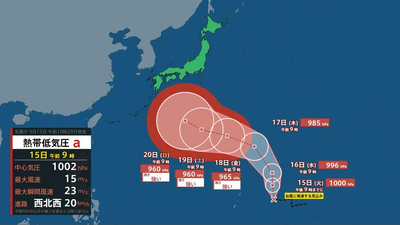 準颱風杜鵑提前成形!暴速升級成「強颱等級」 週末威脅日本