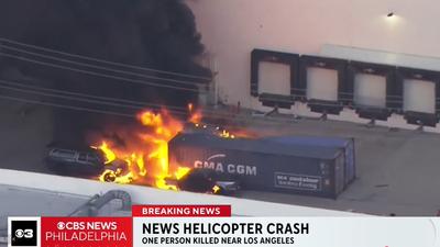 前一秒還在轉播!NBC新聞直升機LA墜地爆炸 3死1傷主播嚇傻