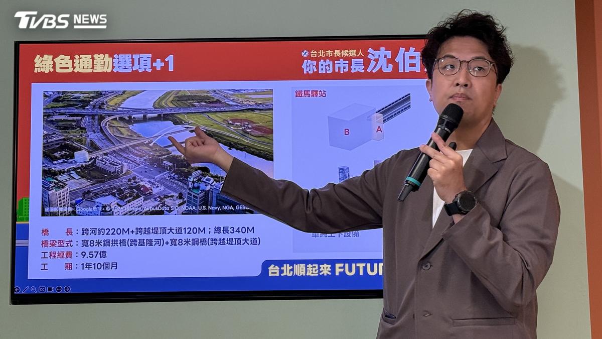 沈伯洋端交通牛肉!拋公車司機加薪、內科「跨河」自行車通勤橋