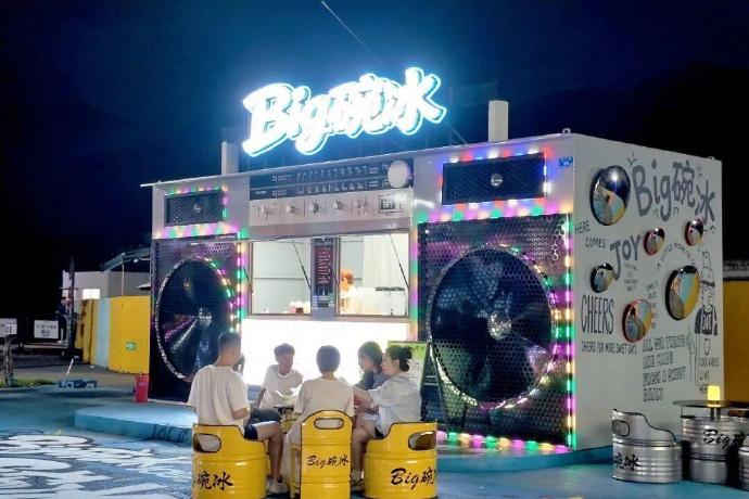 冰品是夜市必備小吃。(圖/翻攝自微博「遇見福州」)