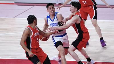 名古屋亞運/陳盈駿、林庭謙合攻39分!中華隊7分惜敗日本無緣4強