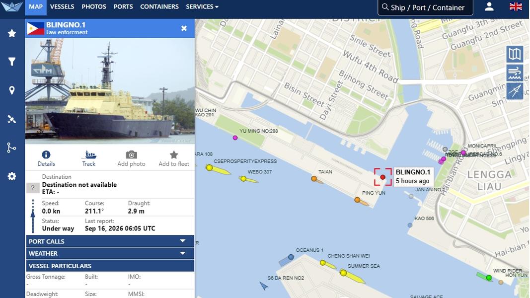 (圖/Vessel Finder)