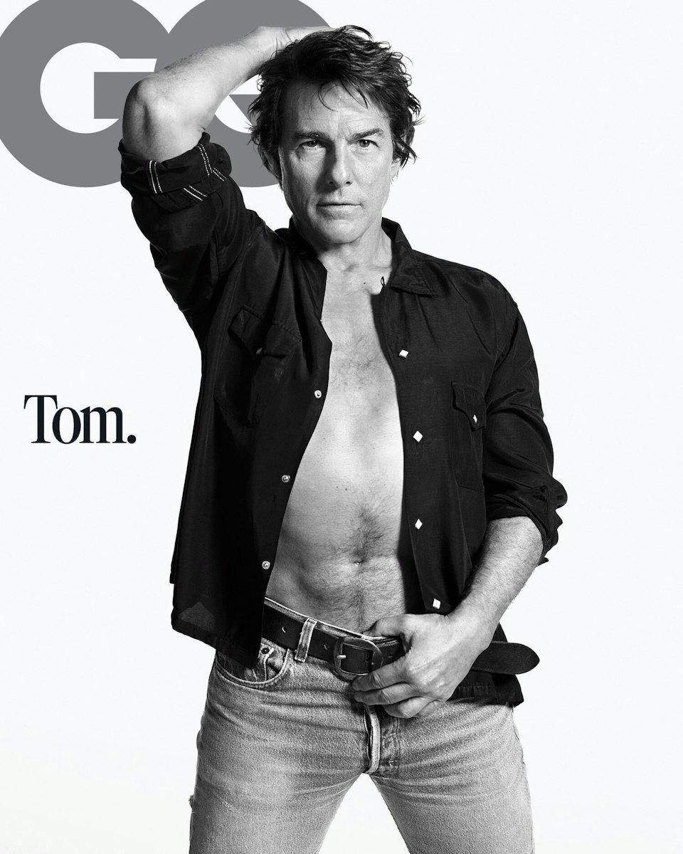 湯姆克魯斯（Tom Cruise）。（圖／翻攝自GQ IG）