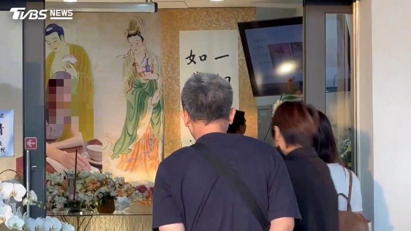 陳姓護理師家屬盼林嫌到場下跪,對方卻透過律師稱「怕被打」缺席告別式。(圖/TVBS)