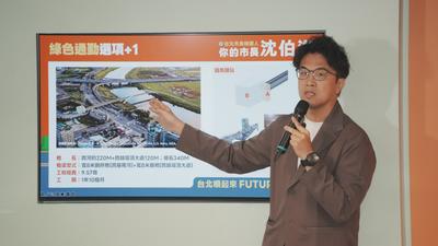 喊花9.5億蓋跨河自行車道接挨轟 沈伯洋:北市本就推廣鐵馬通勤