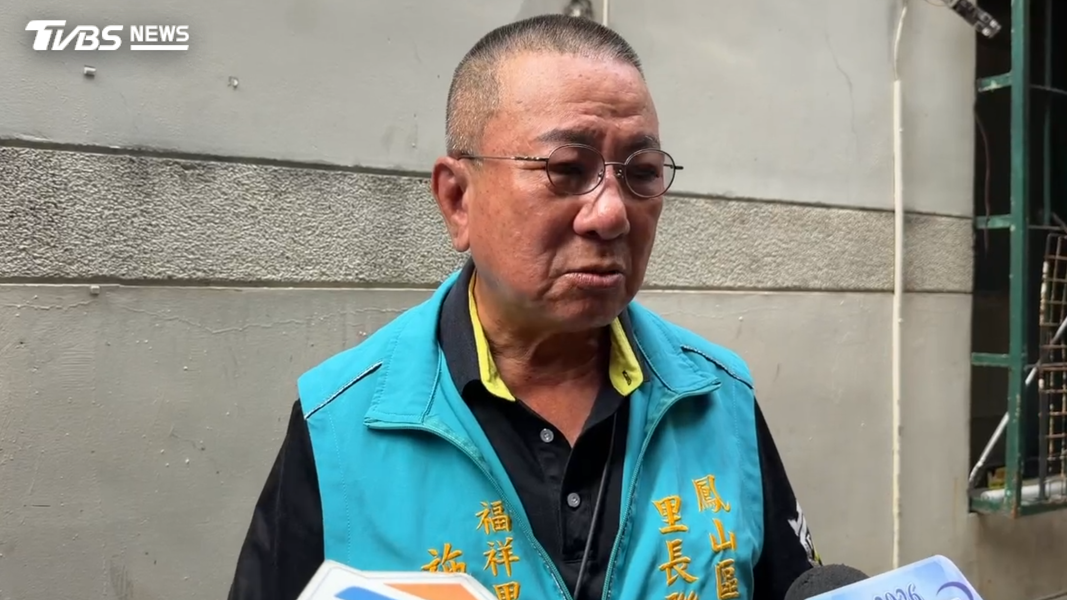 里長施聖俊透露孫子平日為人老實。(圖/TVBS)