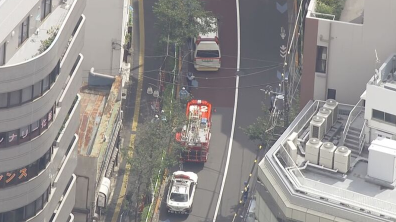 日本東京驚傳砍人事件。(圖/翻攝自TBS)