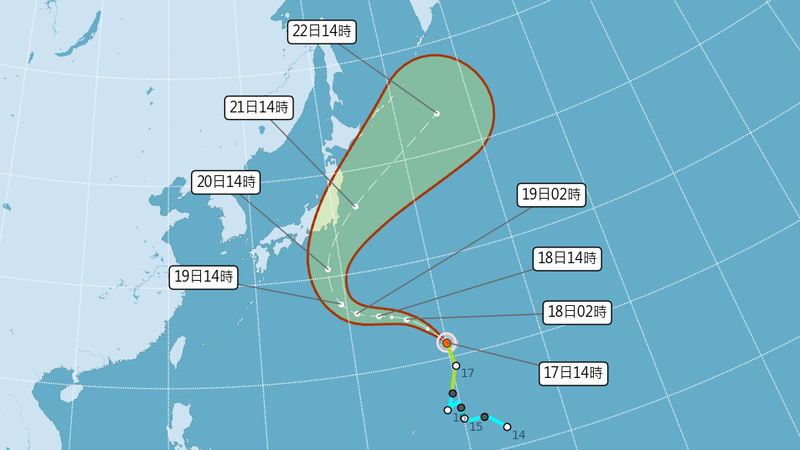 天氣/杜鵑颱風路徑大迴轉!粉專揭「詭譎S型走勢」 對台影響出爐