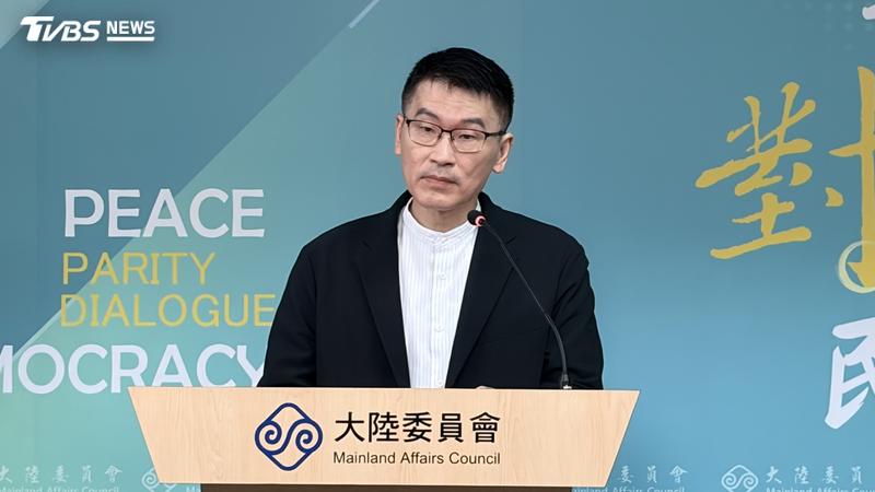 陸委會副主委梁文傑今日直批北市府,不要把跟上海的往來視為多了不起。(圖/傅乙珮攝)
