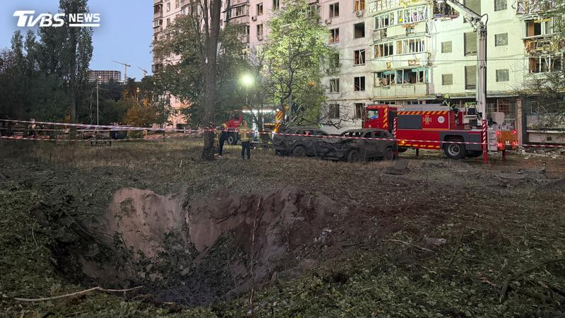 俄羅斯軍方17日又對包含基輔、敖德薩在內的多個烏克蘭重要城市發動空襲。(圖/達志影像路透社)