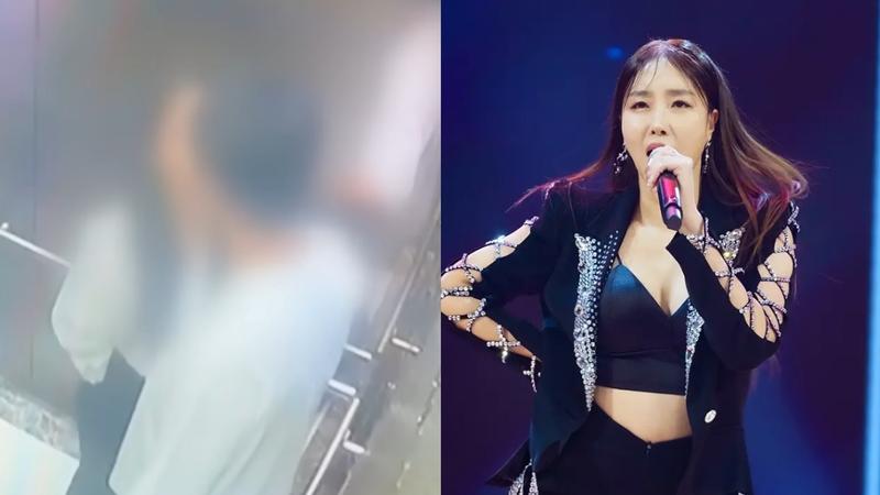 南韓歌手淑行去年爆出偷吃風波,還被節目公開激戰人夫的畫面。(圖/翻攝自JTBC YouTube、淑行IG)