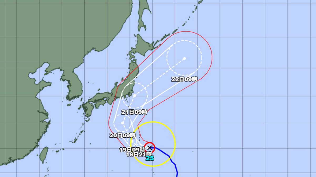 去日本玩注意!杜鵑颱風恐直撲東京 日氣象廳:關東週末防「警報級大雨」
