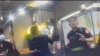 北捷車廂火藥味濃!男勸小聲反被嗆 女乘客踩腳互槓