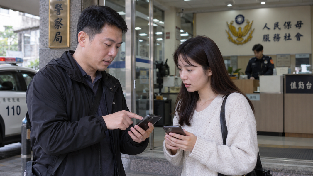 派出所面交就一定安全?警方提醒:不能替私人交易掛保證。(圖/AI 生成)