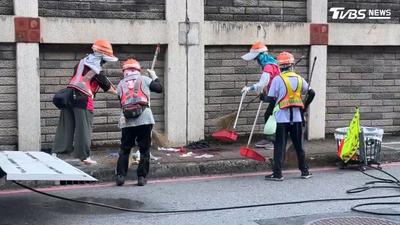 樹林清潔隊員清晨掃街遭猛撞!「機車噴飛40米」 女隊員傷重不治