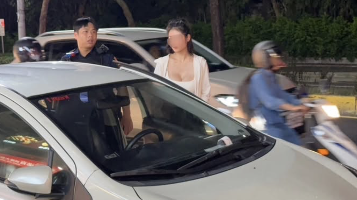 新竹女駕駛撞人拒下車!警到場網友驚見傲人身材全歪樓:直接原諒她了