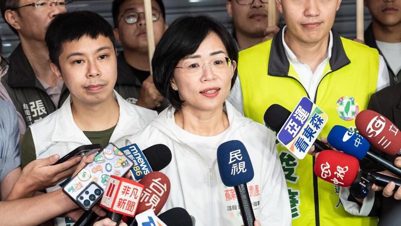 民進黨新北市長參選人蘇巧慧19日表示,口水之爭沒有必要。(資料圖/蘇巧慧競辦提供)