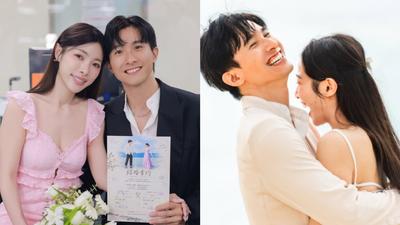 BL劇男神無預警宣布結婚!娶回「最美營養師」 公開超浪漫婚紗照