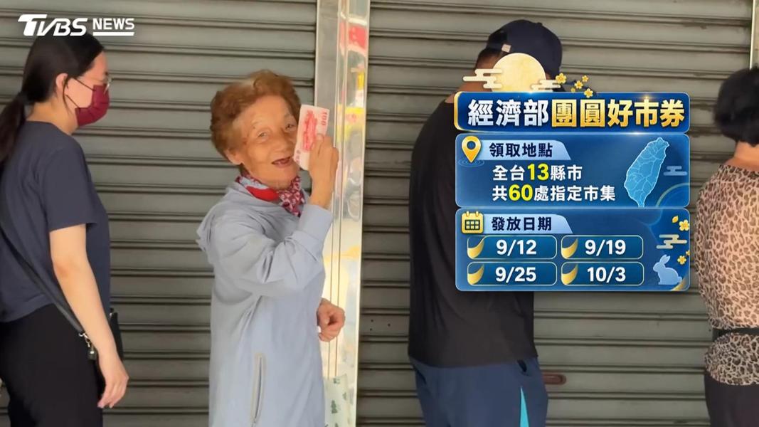好市券限量秒殺!60市集掀排隊潮。(圖/TVBS)