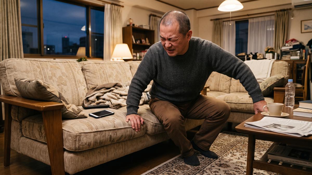長期躺沙發滑手機「肚凸臀肥」 醫:臀肌無力恐影響走路