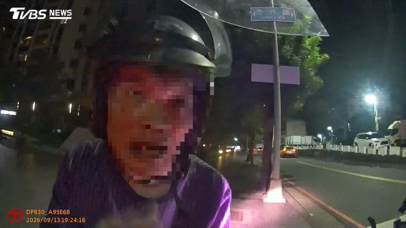 方姓男子毒駕拒檢狂飆。(圖/TVBS)