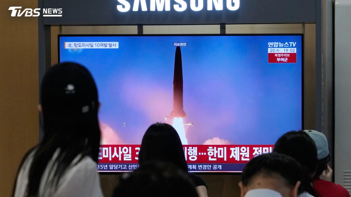 快訊/北韓疑朝日本海發射彈道飛彈 時隔8天再度挑釁