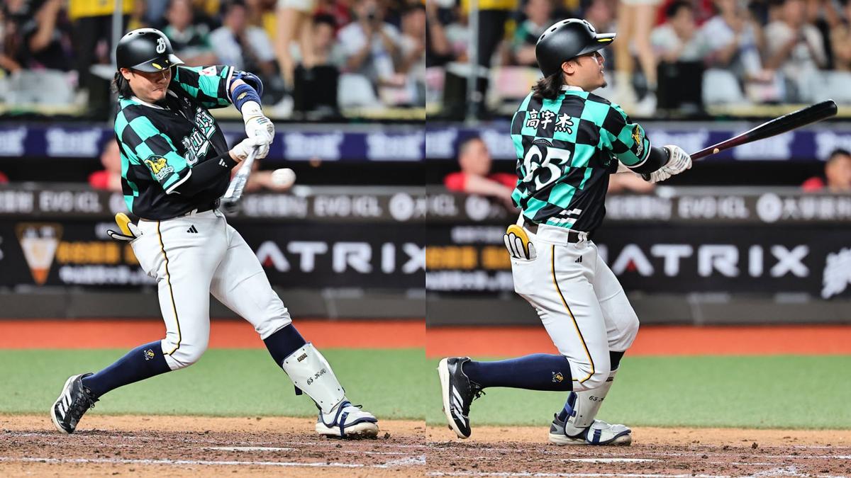 中職/高宇杰代打再見高飛犧牲打!被平野「拉褲子壓倒亂親」