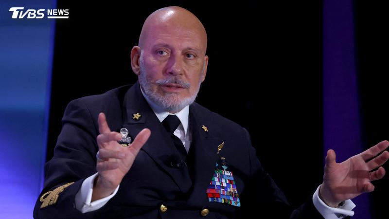 北約軍事委員會主席Giuseppe Cavo Dragone。(圖/達志影像路透社)