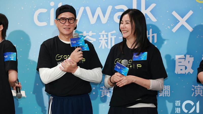 張家輝、蒙嘉慧時隔多年再次合作拍攝。(圖/香港01提供)