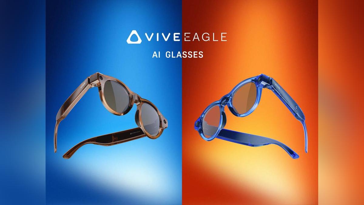 迎戰Meta!HTC推雙AI系統智慧眼鏡Vive Eagle 嗆辣規格、售價曝