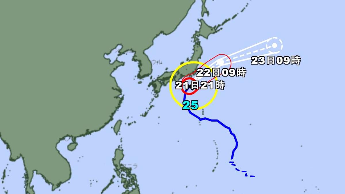 赴日注意!杜鵑颱風逼近關東「大雨狂炸」 多地發洪水土石流警戒
