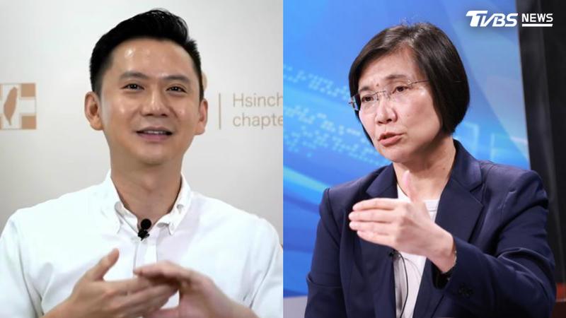 最新民調揭露,民進黨新竹縣長參選人鄭朝方的支持度超車國民黨新竹縣長參選人徐欣瑩。(圖/鄭朝方競辦提供、潘建樺攝)