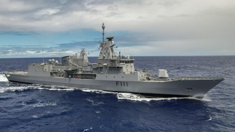 紐西蘭巡防艦「蒂馬納號」(Te Mana)。(圖/翻攝自「紐西蘭國防軍(New Zealand Defence Force)官網)