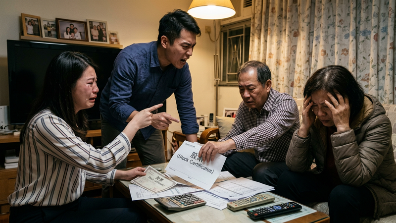 父母認定王男行為已嚴重侵害家人,千萬家產全討回。(圖/AI 生成)
