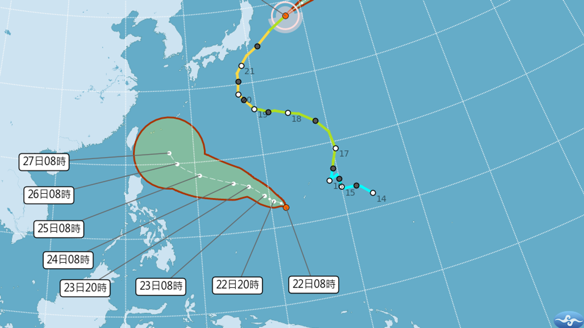天氣/熱帶低壓生成估明增強「舒力基」颱風 最新路徑曝